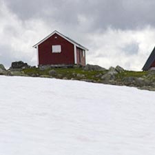 Tussen Aurland en ærdalsøyri, Noorwegen